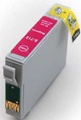 Epson T0713 magenta purpurov cartridge, erven kompatibiln inkoustov npl pro tiskrnu Epson