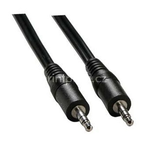 Audio kabel Jack (3.5mm) samec - Jack (3.5mm) samec, 10m, ern