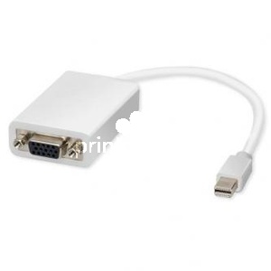 Video pevodnk, mini DisplayPort samec - VGA (D-sub) samice, bl