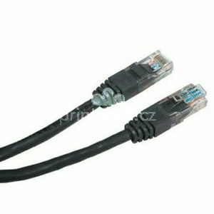 Sov LAN kabel UTP patchcord, Cat.5e, RJ45 samec - RJ45 samec, 0.5 m, nestnn, ern, economy