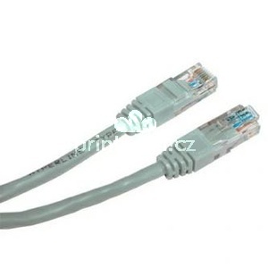 Sov LAN kabel UTP patchcord, Cat.5e, RJ45 samec - RJ45 samec, 1 m, nestnn, ed, economy