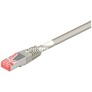 Sov LAN kabel S/FTP patchcord, Cat.6, RJ45 samec - RJ45 samec, 3 m, stnn, LSOH, ed, economy