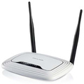 TP-LINK router TL-WR841N 2.4GHz, extender, pstupov bod, IPv6, 300Mbps, extern pevn antna, 802.11n, s pro hosty, WISP