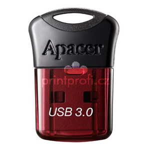 Apacer USB flash disk, USB 3.0, 32GB, AH157, erven, AP32GAH157R-1, USB A, s krytkou