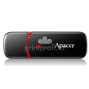 Apacer USB flash disk, USB 2.0, 32GB, AH333, ern, AP32GAH333B-1, USB A, s krytkou