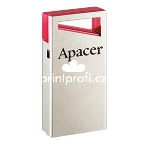 Apacer USB flash disk, USB 2.0, 64GB, AH112, stbrn, AP64GAH112R-1, USB A, s poutkem