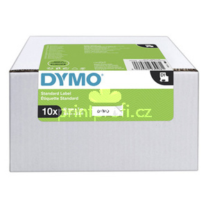 Dymo originln pska do tiskrny ttk, Dymo, 2093098, ern tisk/bl podklad, 7m, 19mm, 10ks v balen, cena za balen, D1