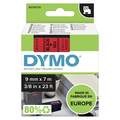 Dymo originln pska do tiskrny ttk, Dymo, 40917, S0720720, ern tisk/erven podklad, 7m, 9mm, D1