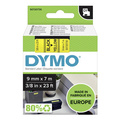 Dymo originln pska do tiskrny ttk, Dymo, 40918, S0720730, ern tisk/lut podklad, 7m, 9mm, D1