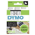 Dymo originln pska do tiskrny ttk, Dymo, 43613, S0720780, ern tisk/bl podklad, 7m, 6mm, D1