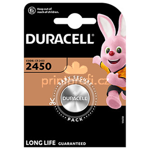 Baterie lithiov, CR2450, Duracell, blistr, 1-pack, 42445