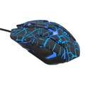 E-blue My Auroza Gaming, 4000DPI, optick, 6tl., drtov USB, ern, hern