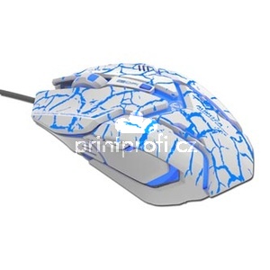 E-blue My Auroza Gaming, 4000DPI, optick, 6tl., drtov USB, bl, hern