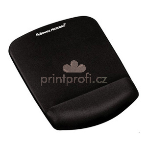 Podloka pod my a zpst Fellowes PlushTouch, ergonomick, pnov, ern, 2 cm, Fellowes