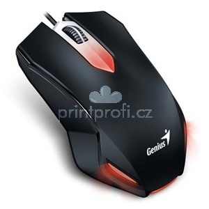 Genius My Gaming X-G200, 1000DPI, optick, 3tl., drtov USB, ern