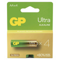 Baterie alkalick, AA, 1.5V, GP, blistr, 4-pack, ULTRA