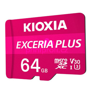 Kioxia Pamov karta Exceria Plus (M303), 64GB, microSDXC, LMPL1M064GG2, UHS-I U3 (Class 10)