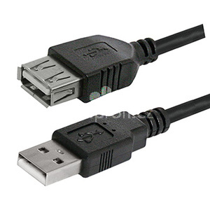 Logo USB prodluka (2.0), USB A samec - USB A samice, 1.8m, ern, blistr