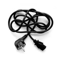 Sov kabel 230V napjec, CEE7 (vidlice) - C13, 5m, VDE approved, ern, Logo