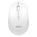 Marvo My WM103WH, 1600DPI, 2.4 [GHz], optika, 4tl., bezdrtov, bl, 1 ks AA, kancelsk, tich