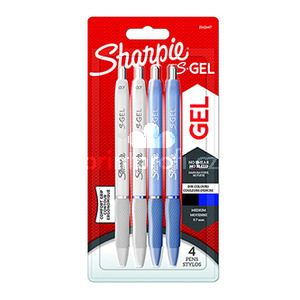 Sharpie, gelov pero S-Gel Fashion, mix barev, 4ks, 0.7mm