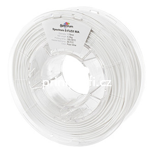 Spectrum 3D filament, S-Flex 90A, 1,75mm, 250g, 80261, polar white