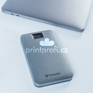 Verbatim extern pevn disk, Executive Fingerprint Secure HDD, 2.5", USB 3.0 (3.2 Gen 1), 1TB, 53652, ed, ifrovan s tekou ot