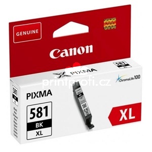 originl Canon CLI-581BK XL, black, 8,3ml, 2052C001 ern inkoustov npl pro tiskrnu Cartridge Canon