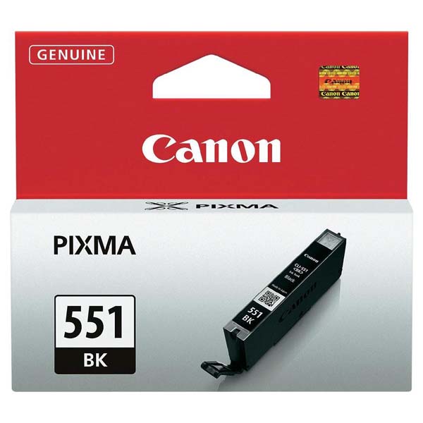 originál Canon CLI551BK, black, 7ml, 6508B001 černá inkoustová náplň pro tiskárnu