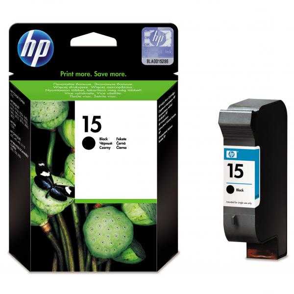 originál HP15 (C6615A - C6615D) black cartridge černá originální inkoustová náplň pro tiskárnu HP