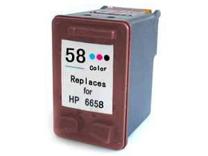 HP 58 (C6658A) foto barevná cartridge kompatibilní inkoustová náplň pro tiskárnu HP