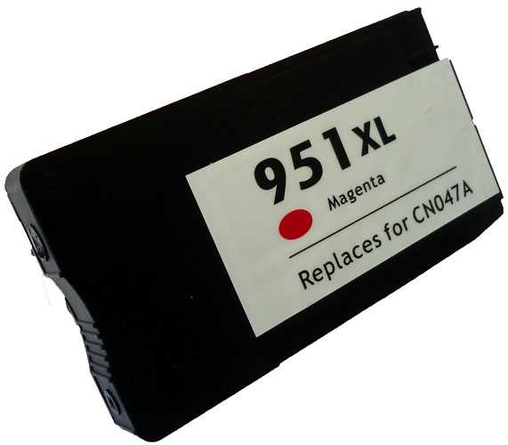 HP 951XL (CN047AE) magenta purpurová červená kompatibilní inkoustová cartridge pro tiskárnu HP