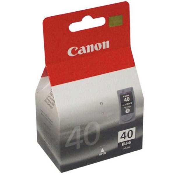 originál Canon PG-40 black cartridge černá originální inkoustová náplň pro tiskárnu Canon
