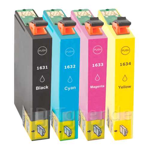 sada Epson 16XL - T1636 (T1631, T1632, T1633, T1634) kompatibilní cartridge inkoustové náplně pro tiskárnu Epson